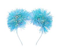 Diadema de Pascua para el Día del Niño, Fiesta, Niños, Estudiantes, Carnavales, Diadema Brillante en Forma de Bola de Oropel para Fiesta, Diademas para Niñas y Adultos
