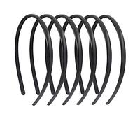 Diadema de peine de dientes, 6 unids Diademas Unidas de plástico para el pelo con diente unisex para mujeres niñas 8mm