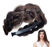 Diadema de pelo trenzada, cómodo para mujeres, diadema trenzada a la moda, cinta trenzada, cinta trenzada, gancho de pelo a cuadros, estilo diadema para el cabello