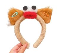 Diadema de peluche con diseño de muñeca fea con ojos 3D, accesorio para cosplay, accesorios para la cabeza para adultos y niños