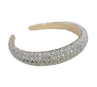 Diadema de perlas con diamantes de imitación de para bodas, fiestas y uso diario, accesorio para cabello de 13cm, accesorio para cabello de boda
