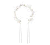 Diadema de perlas para niños, accesorio para el cabello de novia, damas de honor, pieza de pelo con perlas diadema de princesa para peinado