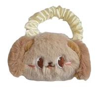 Diadema de perro de dibujos animados, broche de felpa, clip para el pelo, elegante coletero para el pelo para uso diario y fiestas