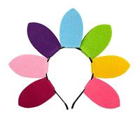 Diadema de pétalos florales con flores, diadema para el pelo, diadema de verano, disfraz de fiesta