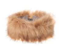 Diadema de Piel Sintética de Invierno Marrón para Chicas
