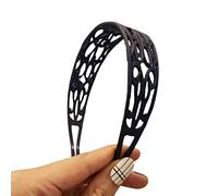 Diadema de plástico para mujer, con dientes, diadema mate, diadema ancha, diadema para el pelo, diadema mate