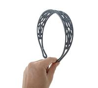 Diadema de plástico para mujer, con dientes, diadema mate, diadema ancha, diadema para el pelo, diadema mate