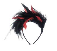 Diadema De Plumas De 1 Pieza, Diadema Creativa De Personalidad, Encantadora Diadema De Moda De Mujeres, Decoración De Accesorios De Actuación De Fiesta, Diadema De Accesorios De Peinado.