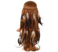 Diadema de plumas, tocado de plumas bohemias, para mujer, hippie, bohemio, para el pelo, para el pelo, india, diadema, pavo real, accesorio para el pelo, plumas bohemias para mujeres, festivales