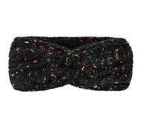 Diadema de punto con capa interior de terciopelo de grano largo en la parte delantera, resistente al viento y a prueba de viento.(Black)