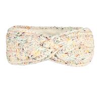 Diadema de punto con capa interior de terciopelo de grano largo en la parte delantera, resistente al viento y a prueba de viento.(White)