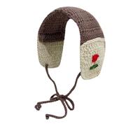 Diadema de punto floral para mujer, turbante elástico, floral, ganchillo, orejera, lazo para la cabeza