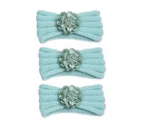 Diadema de punto para bebé, diadema con flores, diadema para recién nacidos