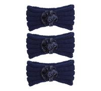 Diadema de punto para bebé, diadema con flores, diadema para recién nacidos