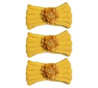 Diadema de punto para bebé, diadema con flores, diadema para recién nacidos