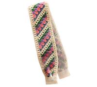 Diadema de punto retro con correa mágica, diadema ajustable para mujeres y hombres, tela acrílica suave, accesorio para el cabello, unisex, vintage