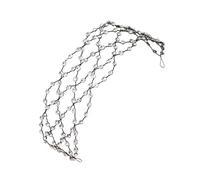 Diadema de red ancha de Oriente Medio con diamantes de imitación brillantes para bodas, fiestas, fotografía, diadema elegante con banda ancha y deslumbrantes tachuelas de diamantes de imitación