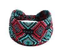 Diadema de regalo para mujer, diadema anudada para yoga, amplia absorción, deportes, elástica, antideslizante, ejercicio, correr, hiyab, diadema con nudo (K, talla única)