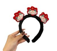 Diadema de serpiente bordada única para festival de primavera tradicional chino celebración de serpiente para diferentes ocasiones