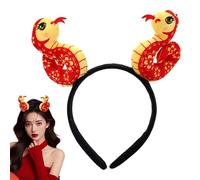 Diadema de serpiente de año nuevo, diadema de serpiente china | aro de pelo para fiestas de primavera, aro suave para celebración de Año Nuevo chino, suministro para fiestas de fin de año