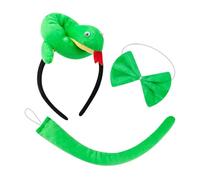Diadema de Serpiente para Niños, Accesorio de Disfraz con Cola de Pajarita, Cintas para Cabeza Divertidas, Para , carnaval, cosplay, cumpleaños, mascaradas, eventos escolares, actuaciones escénicas