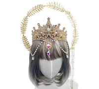 Diadema de sol para mujer, diseño vintage de Virgen-María, accesorios para fiestas, tocados de novia y boda
