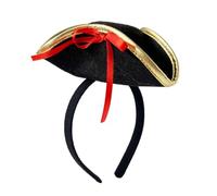 Diadema De Sombrero Pirata Para Niños - Amplio Rango De Aplicaciones | Pirata Top Hat Tailar Halloween | Tapricen Ligero Y Moderno Para Vestuario Pirata De Halloween Cosplay Dances De Vacaciones
