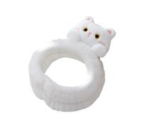 Diadema de spa para lavado facial, diadema de lavado facial, diadema de maquillaje para lavado de cara de gato, bonita diadema de spa, diadema de felpa suave para el cuidado de la piel de animales