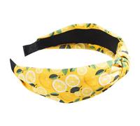 Diadema de tela a la moda con bonitos motivos de frutas anudadas para mujeres y niñas, diversas ocasiones, fotografía, diadema temática de frutas