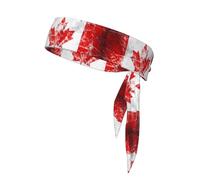 Diadema de Tenis con diseño Retro de la Bandera de Canadá para Mujer, Banda para el Sudor para Entrenar, Lazo para la Cabeza para Correr, fútbol, Baloncesto y Atletismo.