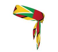 Diadema de Tenis con Estampado de la Bandera de Guyana para Mujer, Banda para el Sudor para Entrenar, Lazo para la Cabeza para Correr, fútbol, Baloncesto y Atletismo.
