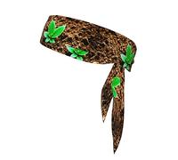 Diadema de tenis para mujer con estampado de plantas en la tierra, cinta para el sudor para entrenar, cinta para la cabeza para correr, fútbol, baloncesto y atletismo.