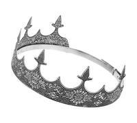 Diadema de Tiaras Reales para Hombres Vintage Tiaras de Rey para Disfraz de Halloween y Cosplay Accesorio Retro para Bodas Fiestas y Graduaciones Tamaño Ajustable Color