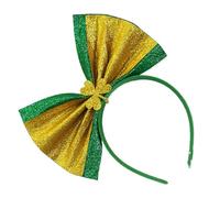 Diadema de trébol Boppers, cinta irlandesa para el - Trébol de hojas verde - Shamrock Plain cinta para el Hoops Head Boppers con melón para, adultos