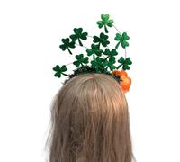 Diadema de trébol para el Día de Patricio, diadema de varios tipos, para festivales, día nacional irlandés para pareja
