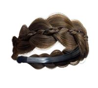 Diadema de trenza de pelo | Aro de pelo ancho con dientes, peinado de pescado twist twist tiro bajo-cabeza accesorios para mujer niña