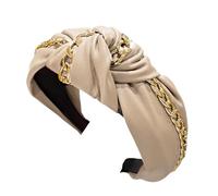 Diadema De Uso Diario De Todos Los Días Titulares Modernos Diademas Sofisticados Para La Cadena Metal Ocasión Casual