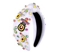 Diadema del Cinco de Mayo con diseño de cactus y sombrero mexicano, diadema anudada con diamantes de imitación, joyería para el día de la independencia mexicana, accesorios para el cabello, regalo