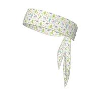 Diadema deportiva con diseño de bandera de cactus de alpaca y llama, unisex, suave, cómoda, transpirable