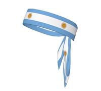 Diadema deportiva con estampado de bandera argentina, diadema definitiva, diadema ninja versátil, diadema que absorbe el sudor