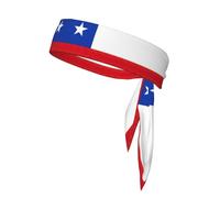 Diadema deportiva con estampado de bandera de Chile, unisex, para correr, fitness, tenis, ciclismo, yoga