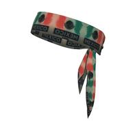 Diadema deportiva con estampado de bandera de México, pañuelo deportivo duradero, ideal para voleibol y entrenamientos