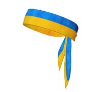 Diadema deportiva con estampado de bandera de Ucrania, unisex, para correr, fitness, tenis, ciclismo, yoga