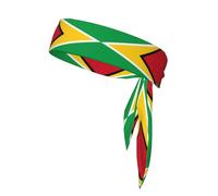 Diadema Deportiva con Estampado de la Bandera de Guyana Que Absorbe el Sudor, Diadema Deportiva Unisex, Adecuada para Viajes al Aire Libre y Diversos Deportes.