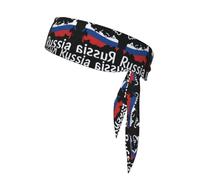 Diadema deportiva con estampado de mapa de Rusia, pañuelo deportivo duradero, ideal para voleibol y entrenamientos