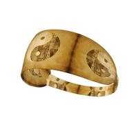 Diadema deportiva con estampado de símbolo de Yin Yang, diadema elástica de yoga, adecuada para correr, fitness, ciclismo y otros deportes.