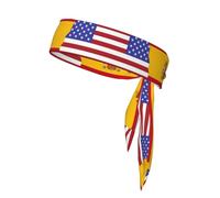 Diadema deportiva con la bandera de España americana para correr al aire libre, escalada de montaña y ciclismo, protección de la frente