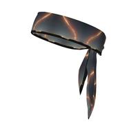 Diadema deportiva de doble cara de lluvia de meteoritos, diadema unisex para jugar a la pelota, fitness y actividades al aire libre