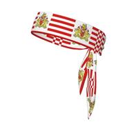 Diadema Deportiva de Secado rápido con Estampado de la Bandera del Senado de Bremen - Banda elástica Ajustable para el Sudor, Ideal para Baloncesto, Correr y Tenis.