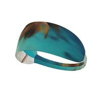 Diadema deportiva elástica con estampado de Islas del Caribe, adecuada para deportes, viajes y fitness en interiores